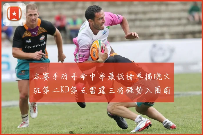 本赛季对手命中率最低榜单揭晓文班第二KD第五雷霆三将强势入围前十